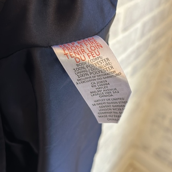 Anthropologie Hatley Women's Small Fuchsia Navy Blue Floral Trapeze Dress Flowy - Picture 8 of 8